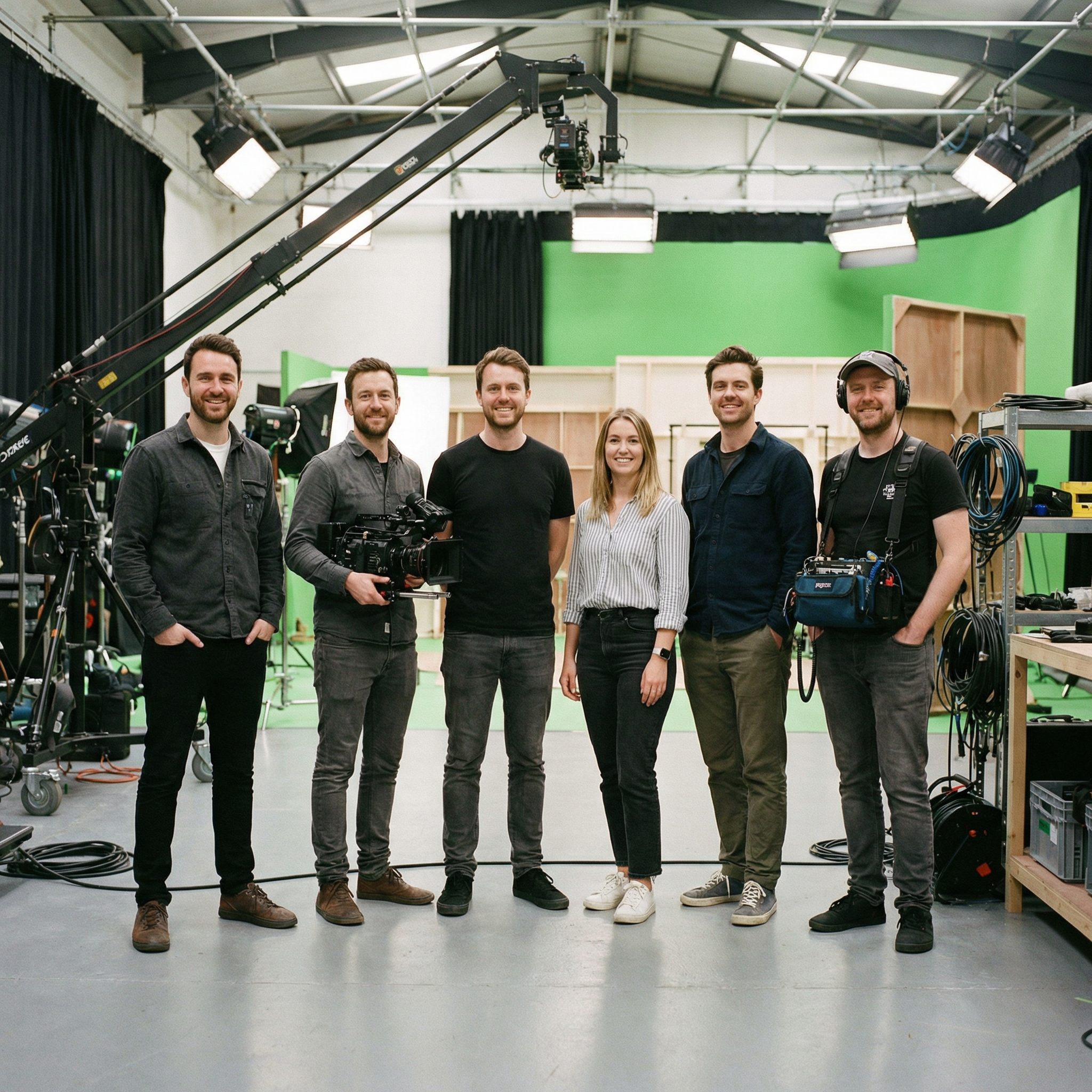 神秘入口专业制作团队合影